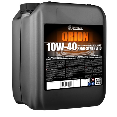 Моторное масло SVANCER ORION 10W-40 CI-4/SL 20л (SVD055)