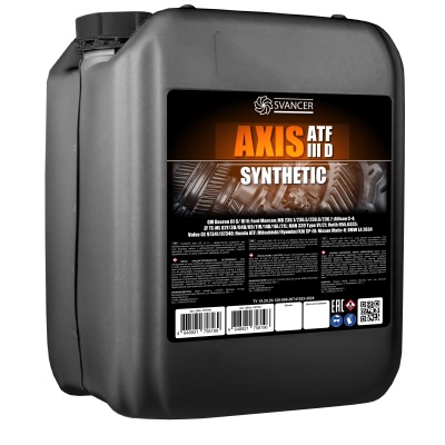 Трансмиссионное масло SVANCER AXIS АТF III D 20л (SVT045)