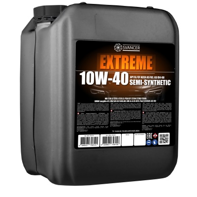 Моторное масло SVANCER EXTREME 10W-40 SL/CF 20л (SVL075)