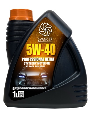 Моторное масло SVANCER Professional Ultra 5W-40 SN/CF A3/B4 1л (SVL044)