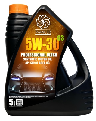 Моторное масло SVANCER Professional Ultra С3 5W-30 SN/CF  5л (SVL040)