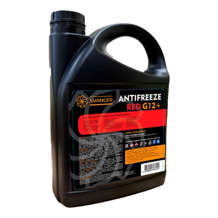 Антифриз SVANCER Red G12/G-12++ -65 ℃ SVA029 красный, канистра 5кг